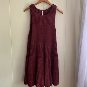 Free People NWT Bittersweet Combo Sweater Dress